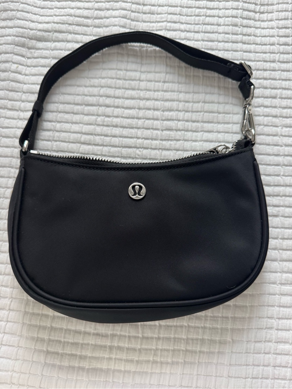 lululemon athletica Black Crescent Mini Shoulder Bag